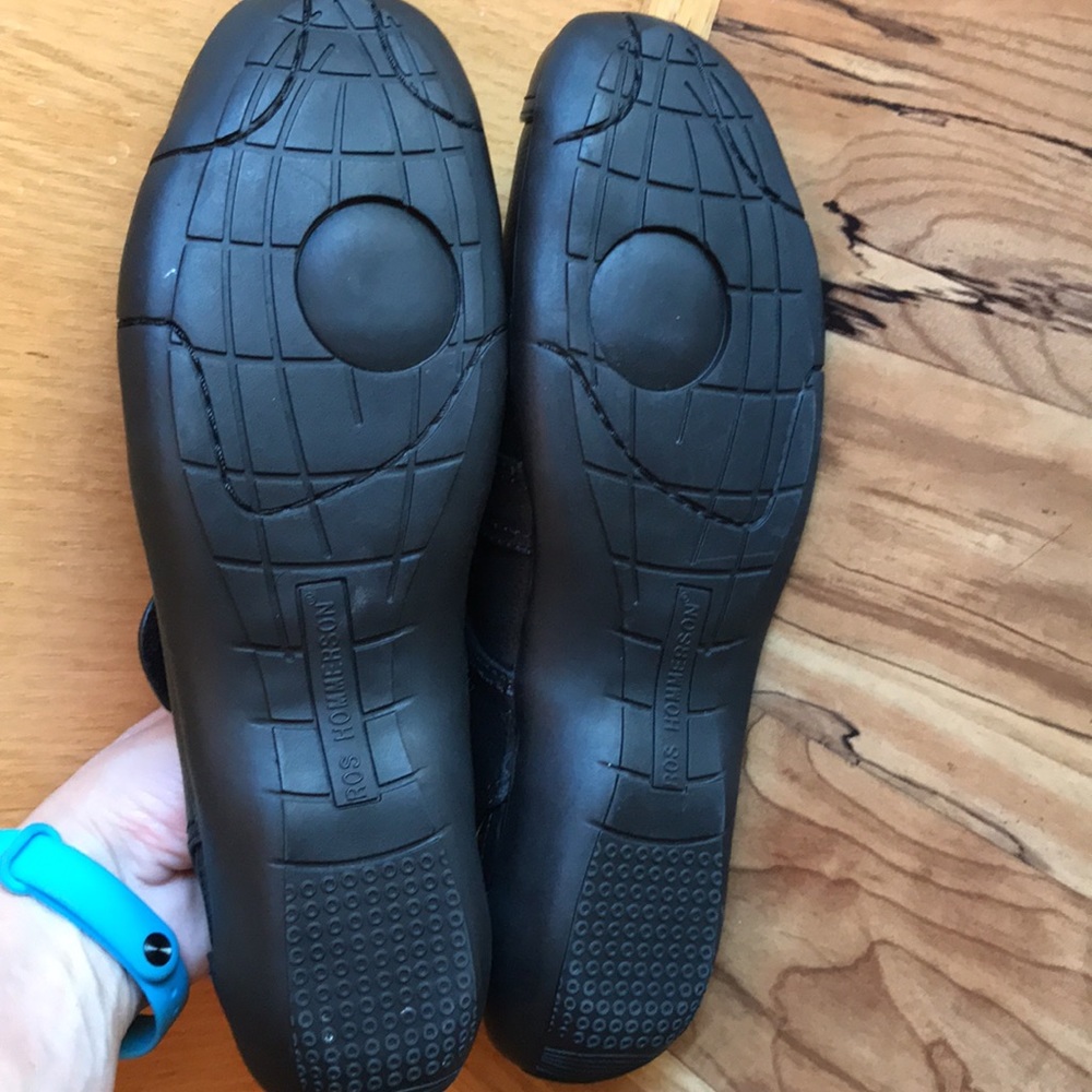 Ros Hommerson Chelsea 9-1/2 N black leather comfort cushion Mary Jane shoes EUC - Picture 5 of 10